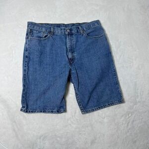 Levi's 505 Mens Jean Shorts Blue Size 38